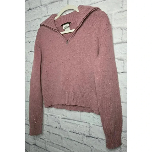 The North Face Crestview 1/4 zip cotton wool blend pullover sweater small. - Picture 3 of 9